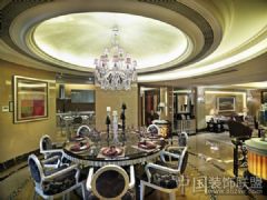 成都顶级奢华新古典别墅风格古典餐厅装修图片
