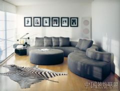 客厅装修：经典亮丽沙发完美组合现代风格客厅