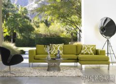 客厅装修：经典亮丽沙发完美组合田园风格客厅
