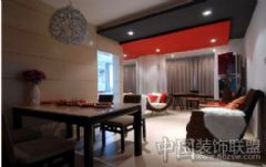 永不褪色的红色经典家居空间现代餐厅装修图片