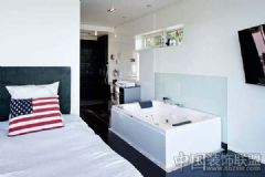 斯德哥尔摩别墅清新风格现代卧室装修图片