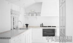 时尚纯白家居厨房设计现代厨房装修图片
