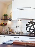 80后白领小资的复式阳光房现代厨房装修图片