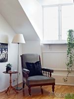 80后白领小资的复式阳光房现代客厅装修图片