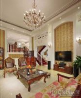 低调奢华新古典主义风格欧式客厅装修图片