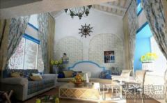 地中海风格之婚房篇地中海客厅装修图片