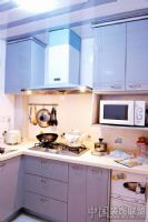书香之家 温文尔雅现代厨房装修图片