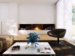 阳光通透的空间设计现代客厅装修图片