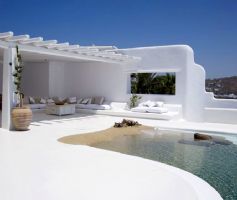 希腊别墅设计 洁白如雪的画面欧式其它装修图片