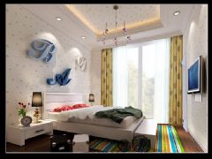 翰园欧式别墅设计风格欧式卧室装修图片