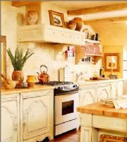 纯正法式乡村之家混搭厨房装修图片
