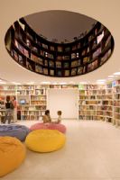 超酷书店设计风格现代书店装修图片