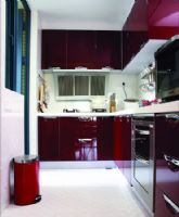 红色家居  洋溢着幸福的爱情现代厨房装修图片