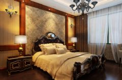 新式古典的绝佳案例古典卧室装修图片