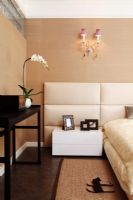 北欧风格与中式花布的完美视觉空间欧式卧室装修图片