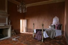 古老城堡的巴洛克风古典卧室装修图片