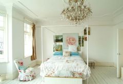 法式乡村浪漫之家混搭卧室装修图片