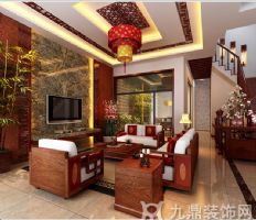 湘湖人家中式客厅装修图片