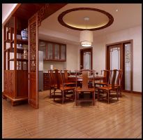 中式古典家装风格中式餐厅装修图片