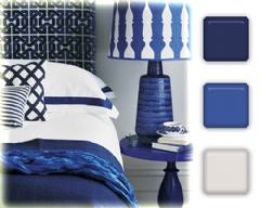 蓝白搭配魅力无限现代卧室装修图片