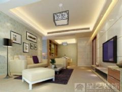 珠江太阳城现代客厅装修图片
