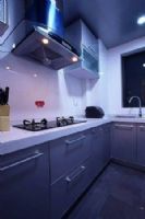 打造紫色温馨家居生活现代风格厨房