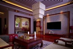 15万缔造新中式家居独特魅力中式客厅装修图片