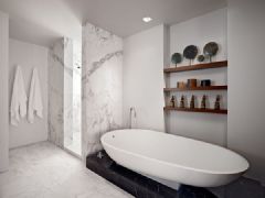 美国旧金山公寓室内设计赏析简约卫生间装修图片