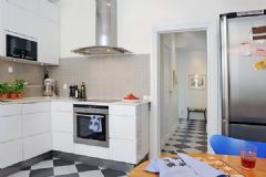 拥有独特魅力的迷人公寓欧式厨房装修图片
