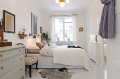 纯净白色宽敞之家美式风格卧室