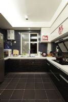85平米两居新房完美装修现代厨房装修图片