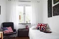 简约随性的瑞典公寓美式风格卧室