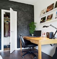 简约随性的瑞典公寓美式书房装修图片