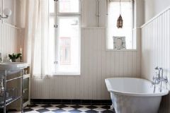 北欧风格和复古风的完美结合公寓简约卫生间装修图片
