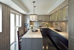 广州精致别墅样板房案例现代厨房装修图片