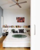 七彩糖果色 充满活力的公寓现代卧室装修图片