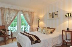 享受惊艳落日美景的北欧大宅欧式卧室装修图片