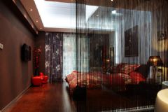 150平米现代喜庆婚房现代卧室装修图片
