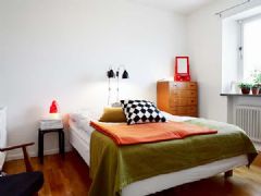 翻新后的公寓现代感设计现代卧室装修图片