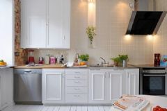 42平米小公寓创意设计简约厨房装修图片