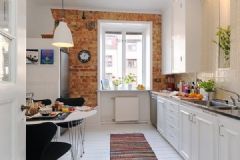 42平米小公寓创意设计简约厨房装修图片