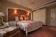 青岛146㎡欧式古典奢华欧式卧室装修图片