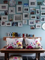春天般温暖的花卉家居设计美式客厅装修图片