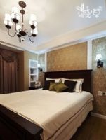 125㎡美式风格家居地中海卧室装修图片