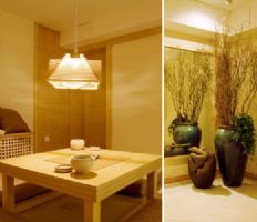 日式家居设计风格混搭餐厅装修图片