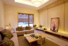 日式家居设计风格混搭客厅装修图片