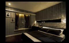黑白色调奢华新古典式婚房古典卧室装修图片
