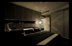 黑白色调奢华新古典式婚房古典卧室装修图片