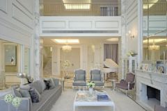 富家美女的纯色顶级奢华别墅欧式客厅装修图片