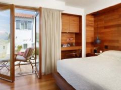 曼哈顿海滩的迷人海景宅邸现代卧室装修图片